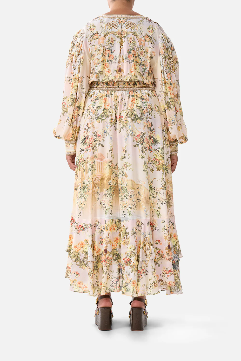 LONG BUTTON FRONT DRESS TWILIGHT IN ISTANBUL - Image 9