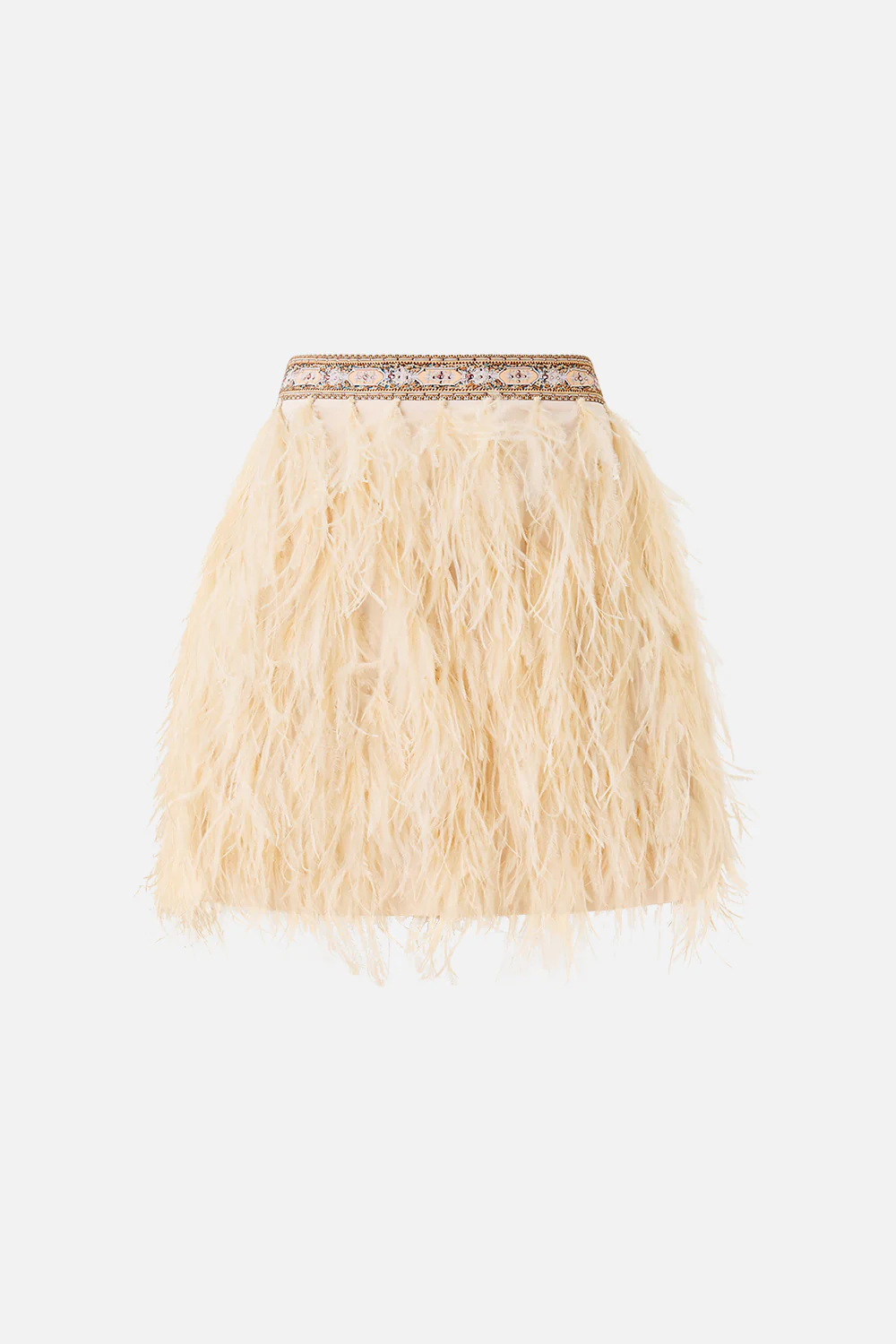 FEATHER MINI SKIRT TWILIGHT IN ISTANBUL - Image 3