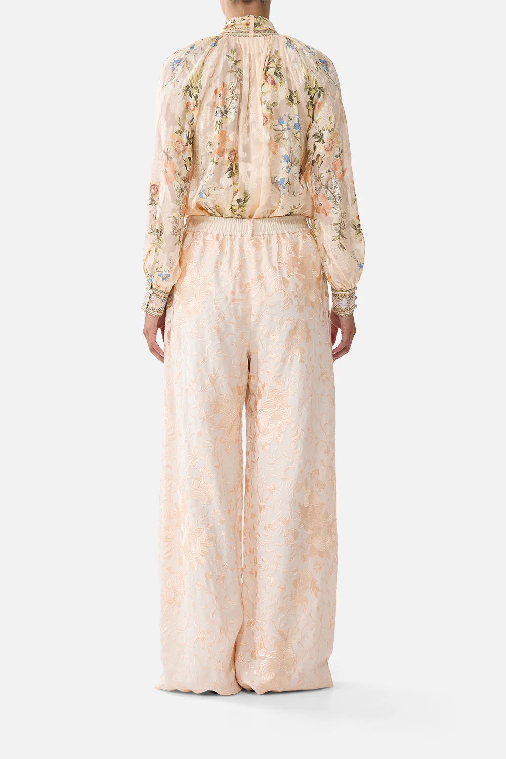 WIDE LEG WAISTED PANT TWILIGHT IN ISTANBUL - Image 2