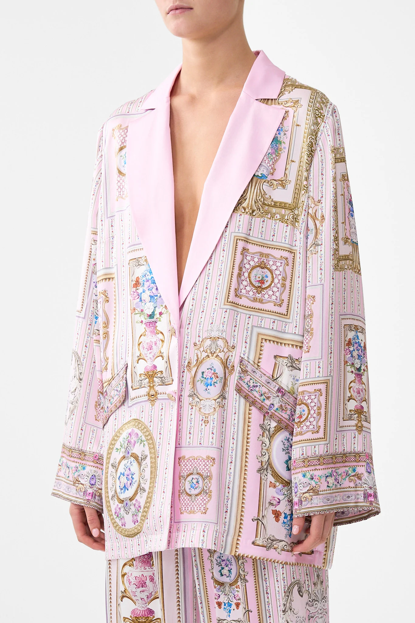 RELAXED SUIT JACKET PALATIAL PASTELS - Image 5