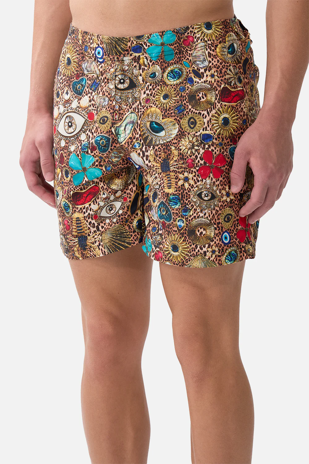 MID LENGTH BOARDSHORT WITH FIXED WAIST NAZAR NIRVANA - Image 5