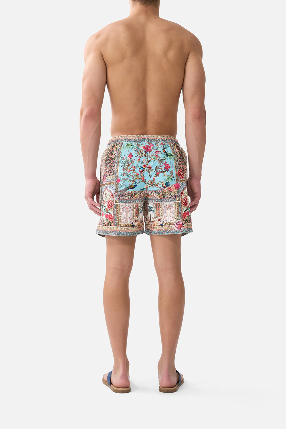 MID LENGTH BOARDSHORT WITH ELASTIC WAIST SULTANS AND QUEENS - Image 2