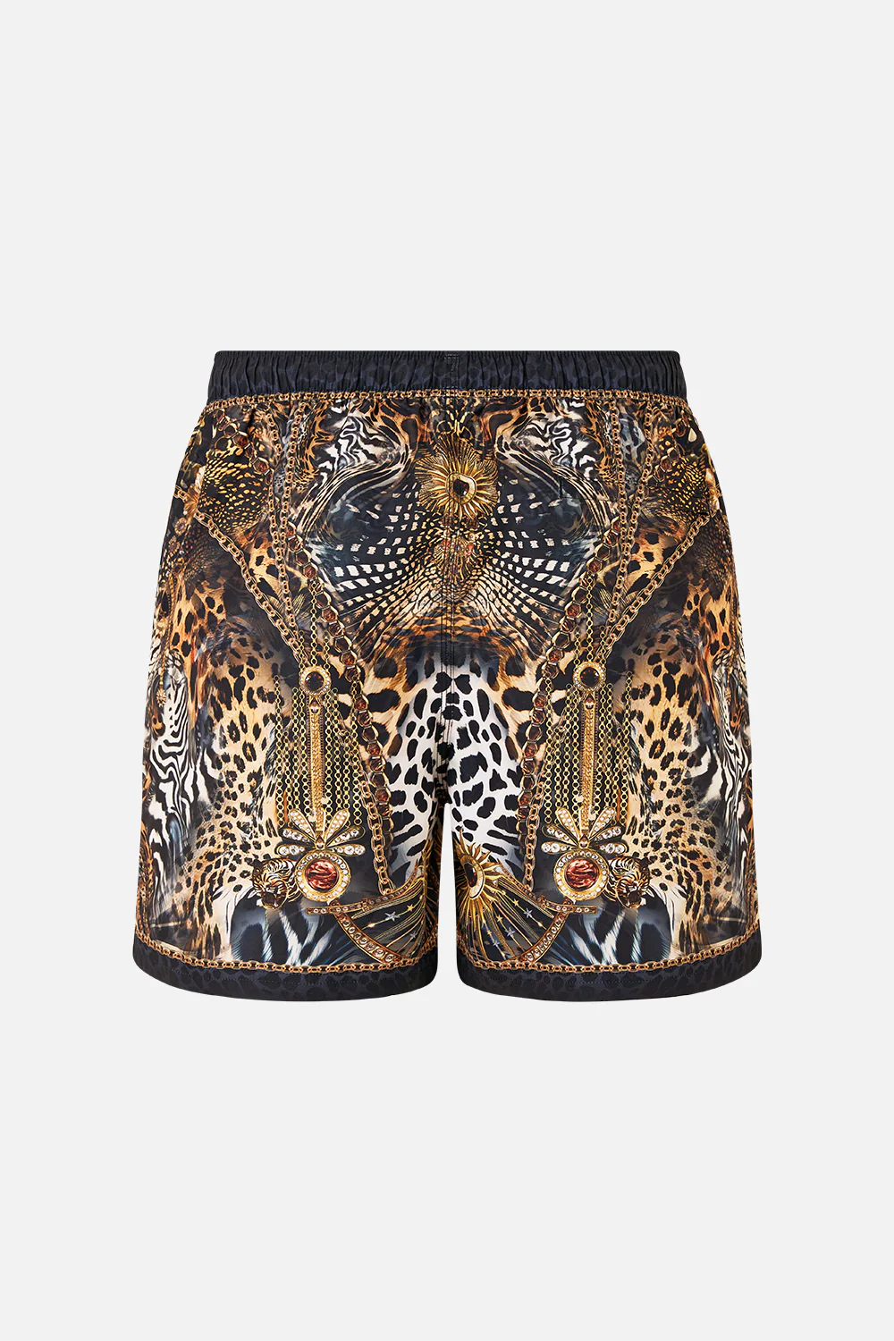 MID LENGTH BOARDSHORT WITH ELASTIC WAIST FELINE FOLKLORE - Image 6