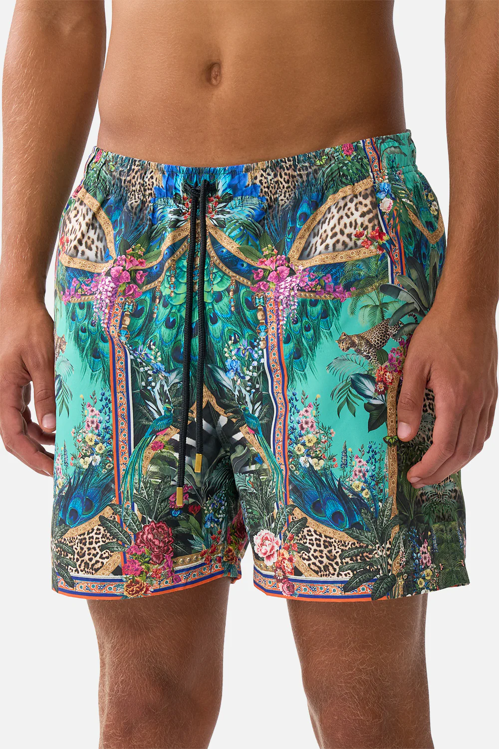 MID LENGTH BOARDSHORT WITH ELASTIC WAIST ANIMAL ALCHEMY - Image 5