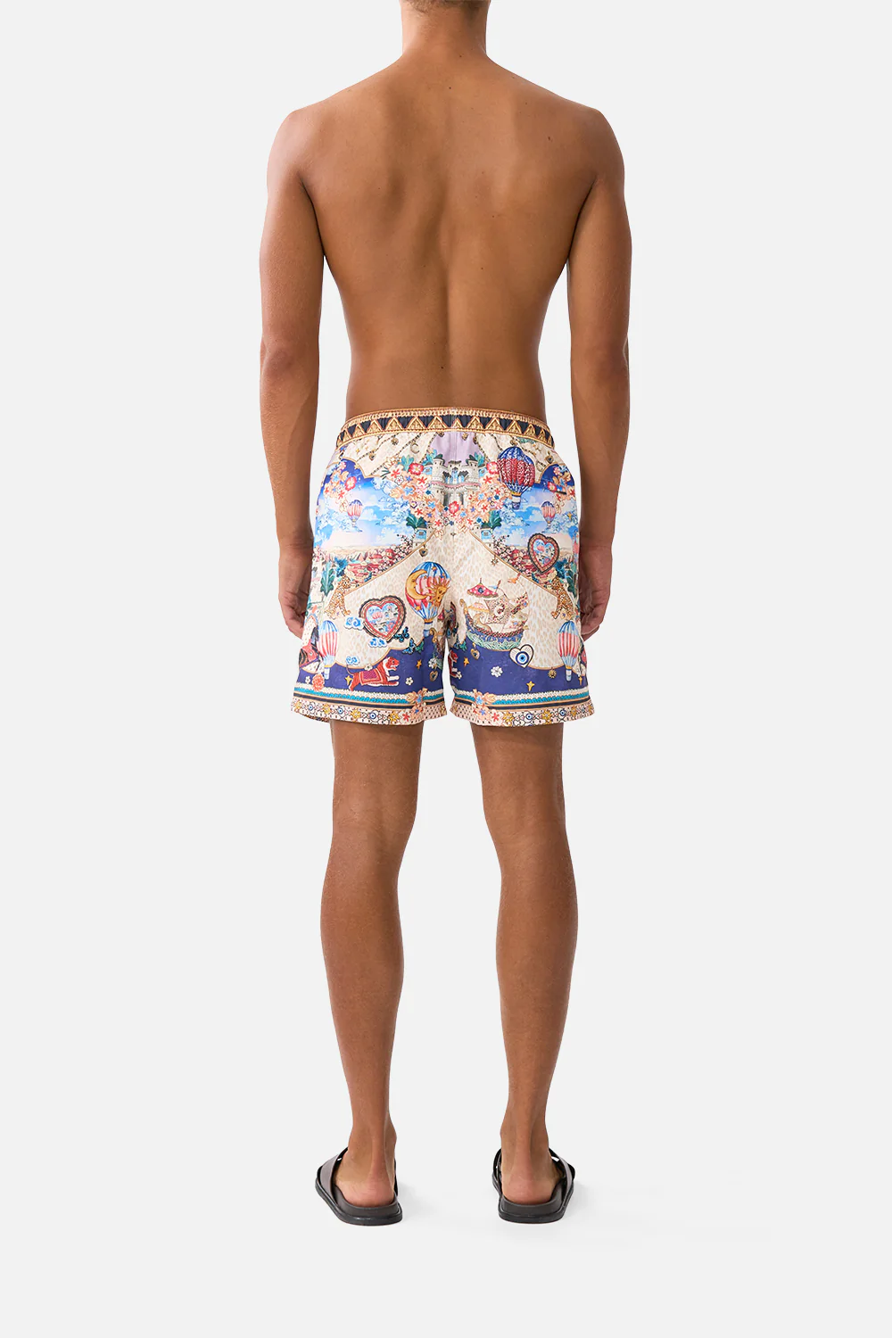 MID LENGTH BOARDSHORT WITH ELASTIC WAIST KAPADOKYA KITSCH - Image 2