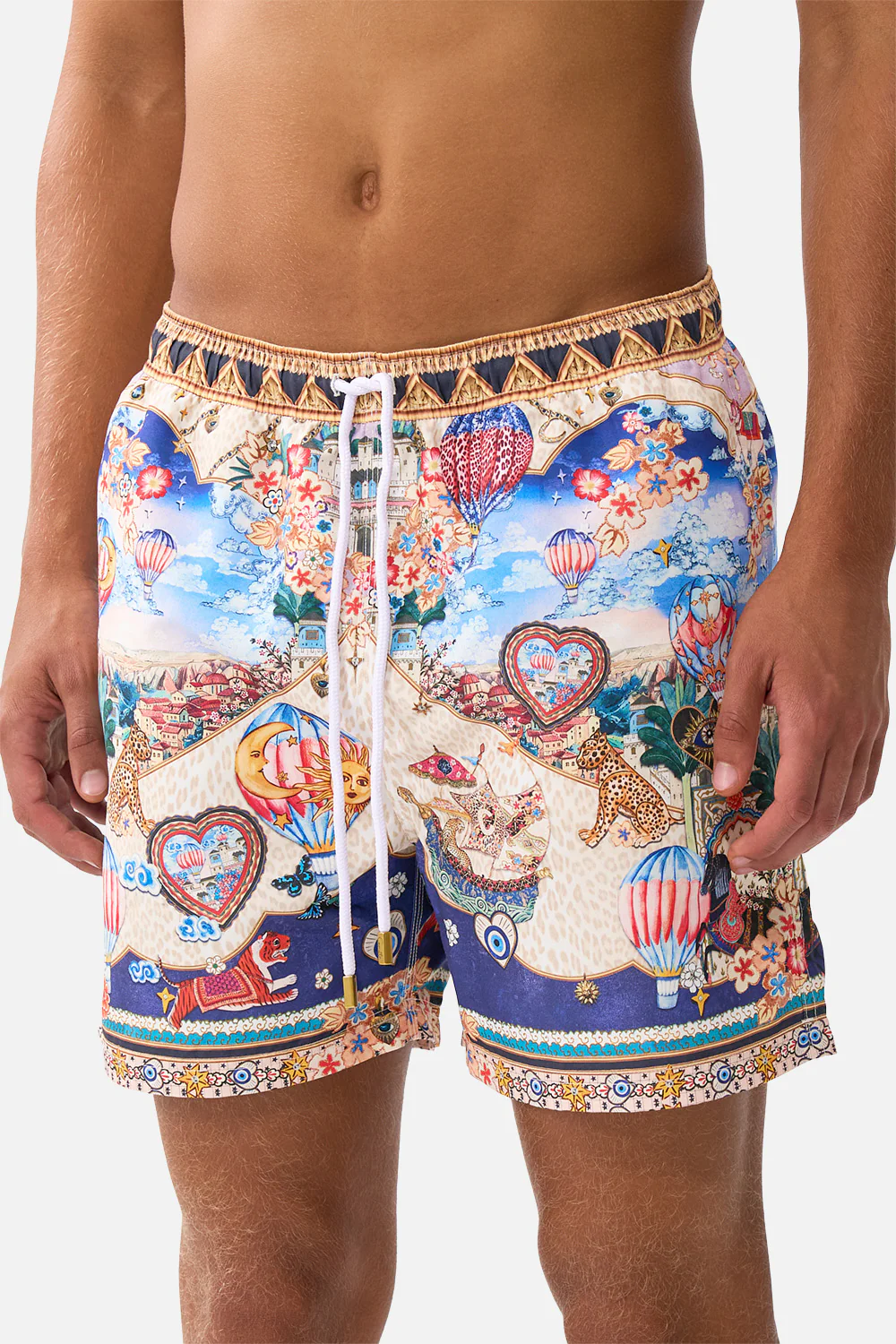 MID LENGTH BOARDSHORT WITH ELASTIC WAIST KAPADOKYA KITSCH - Image 5