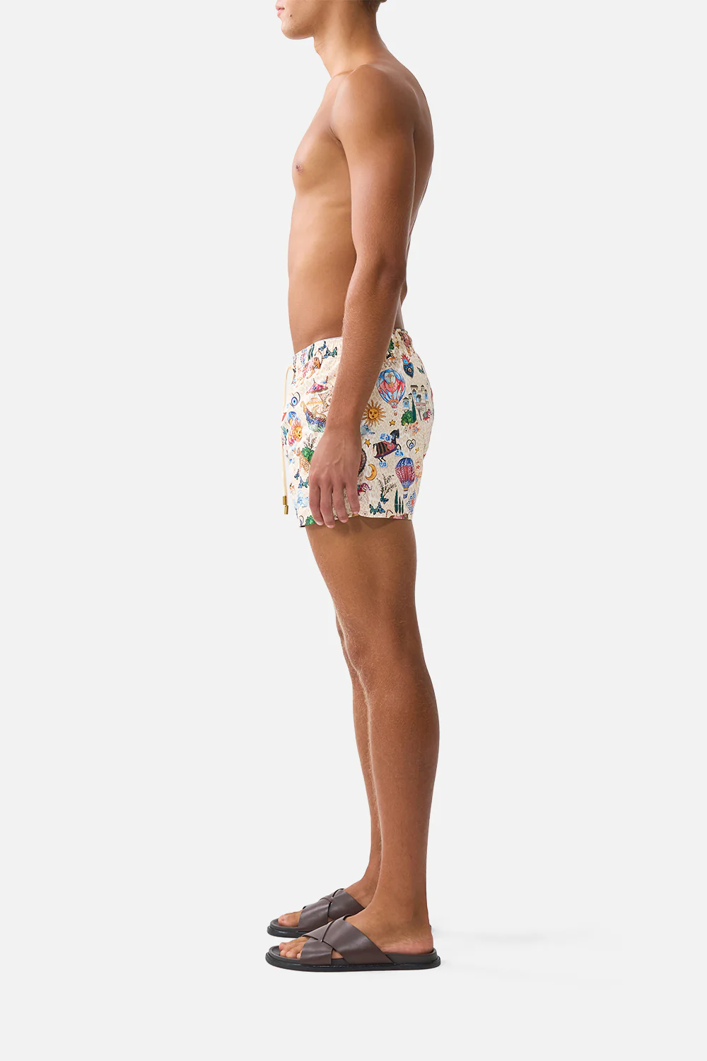 SHORT LENGTH BOARDSHORT WITH ELASTIC WAIST KAPADOKYA KITSCH - Image 4