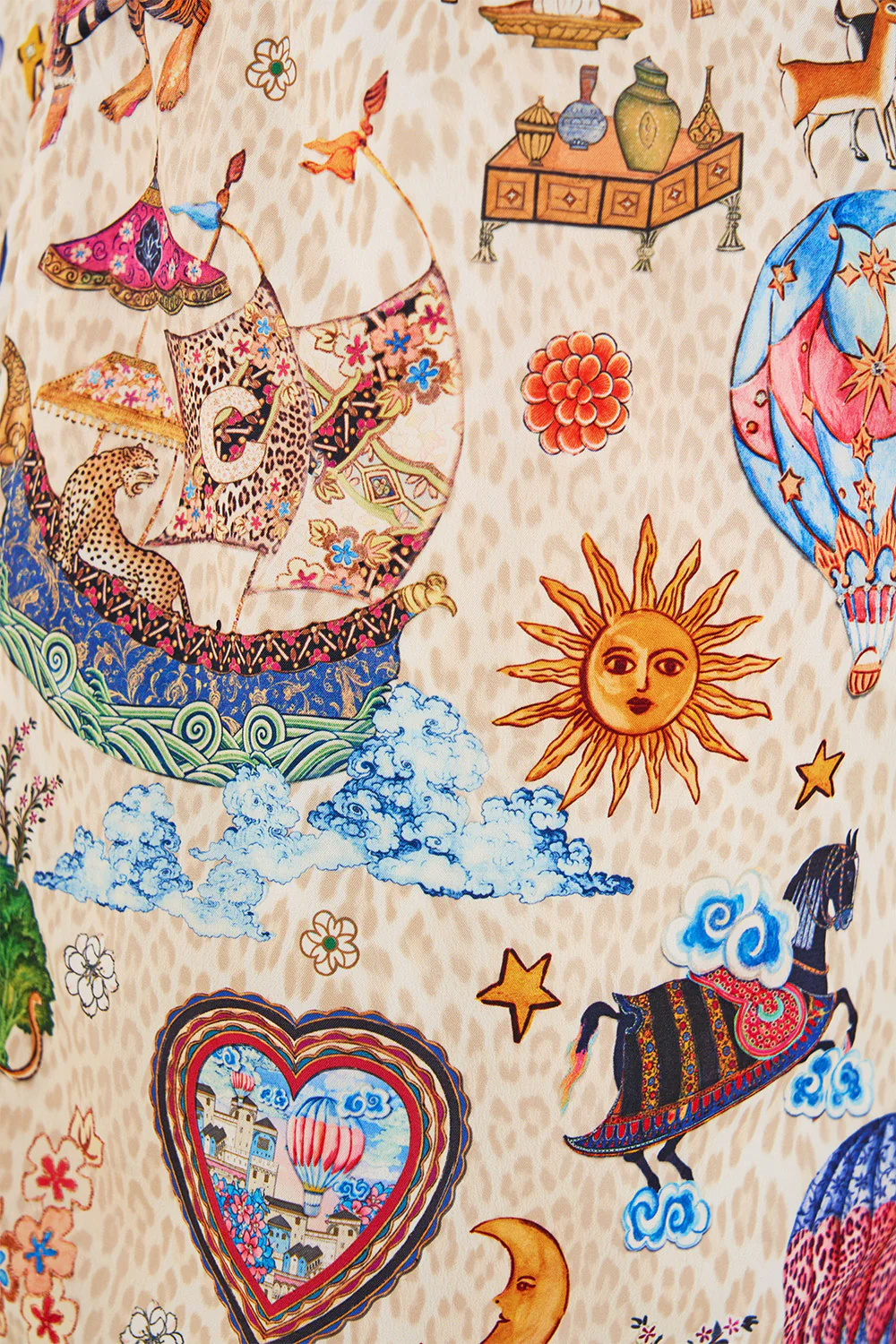 SHORT LENGTH BOARDSHORT WITH ELASTIC WAIST KAPADOKYA KITSCH - Image 7
