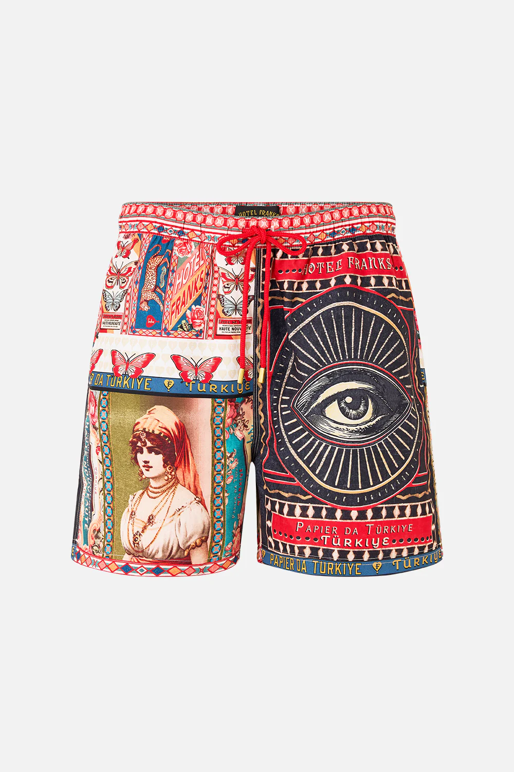 MID LENGTH BOARDSHORT WITH ELASTIC WAIST HIGH CLASS HOOKAH - Image 3