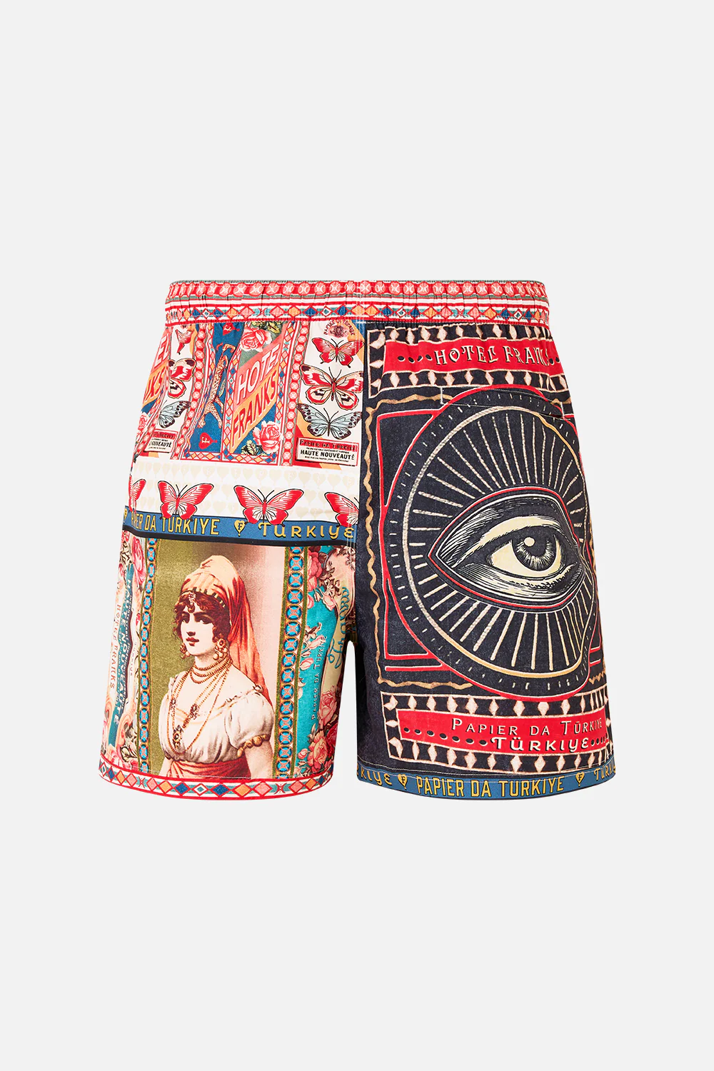 MID LENGTH BOARDSHORT WITH ELASTIC WAIST HIGH CLASS HOOKAH - Image 6