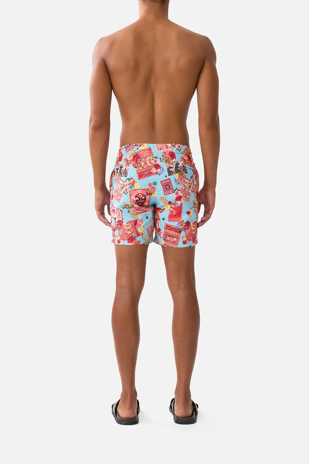 MID LENGTH BOARDSHORT WITH FIXED WAIST PAPERS AND CURIOUS CAPERS - Image 2