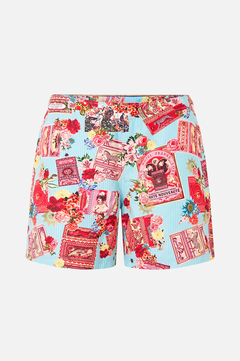 MID LENGTH BOARDSHORT WITH FIXED WAIST PAPERS AND CURIOUS CAPERS - Image 3