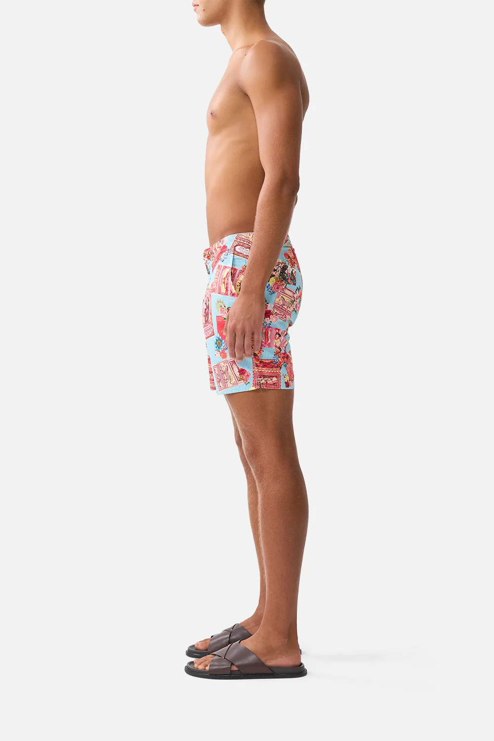 MID LENGTH BOARDSHORT WITH FIXED WAIST PAPERS AND CURIOUS CAPERS - Image 4