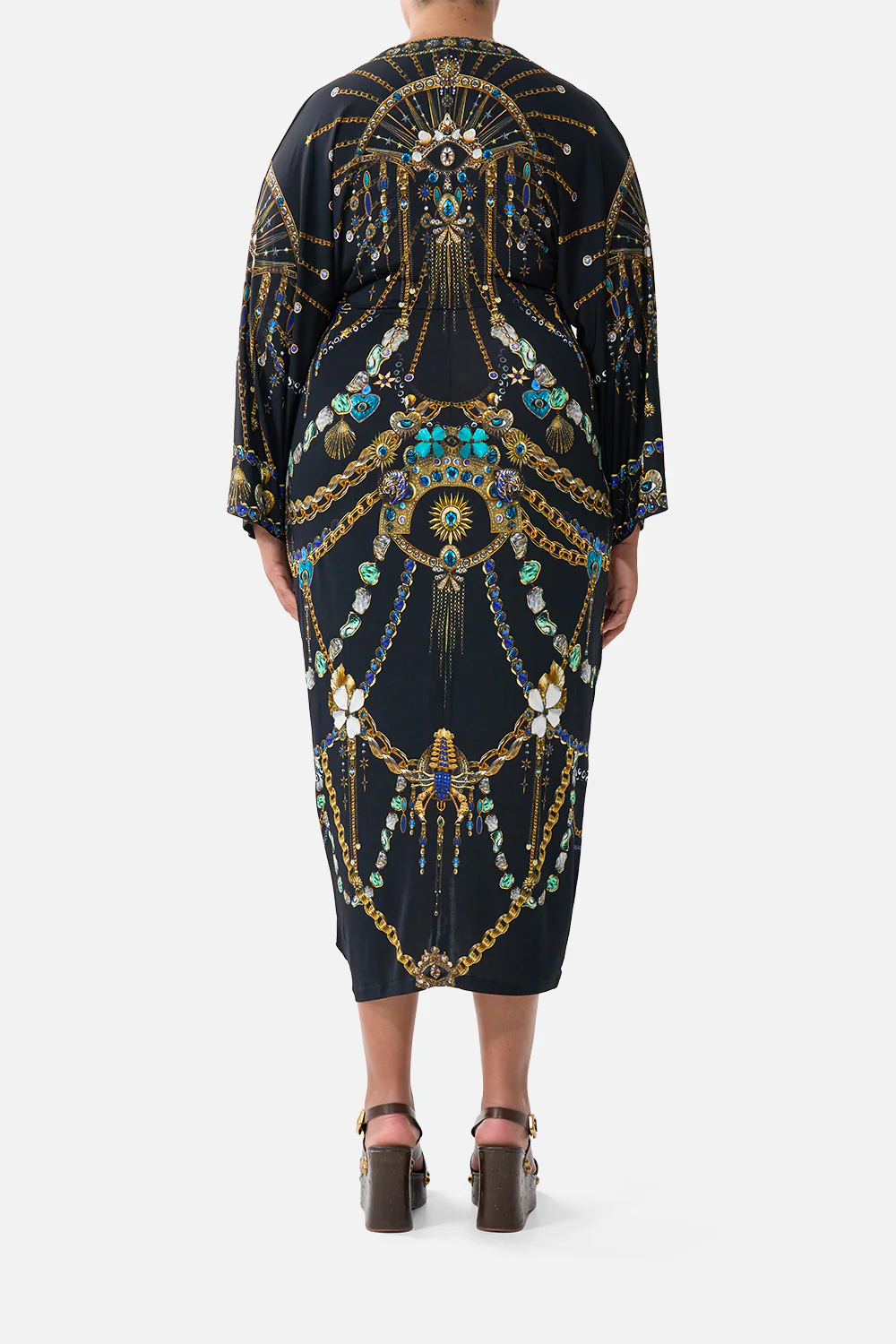 LONG SPLIT FRONT TWIST DRESS AMULETS AND ALCHEMY - Image 10