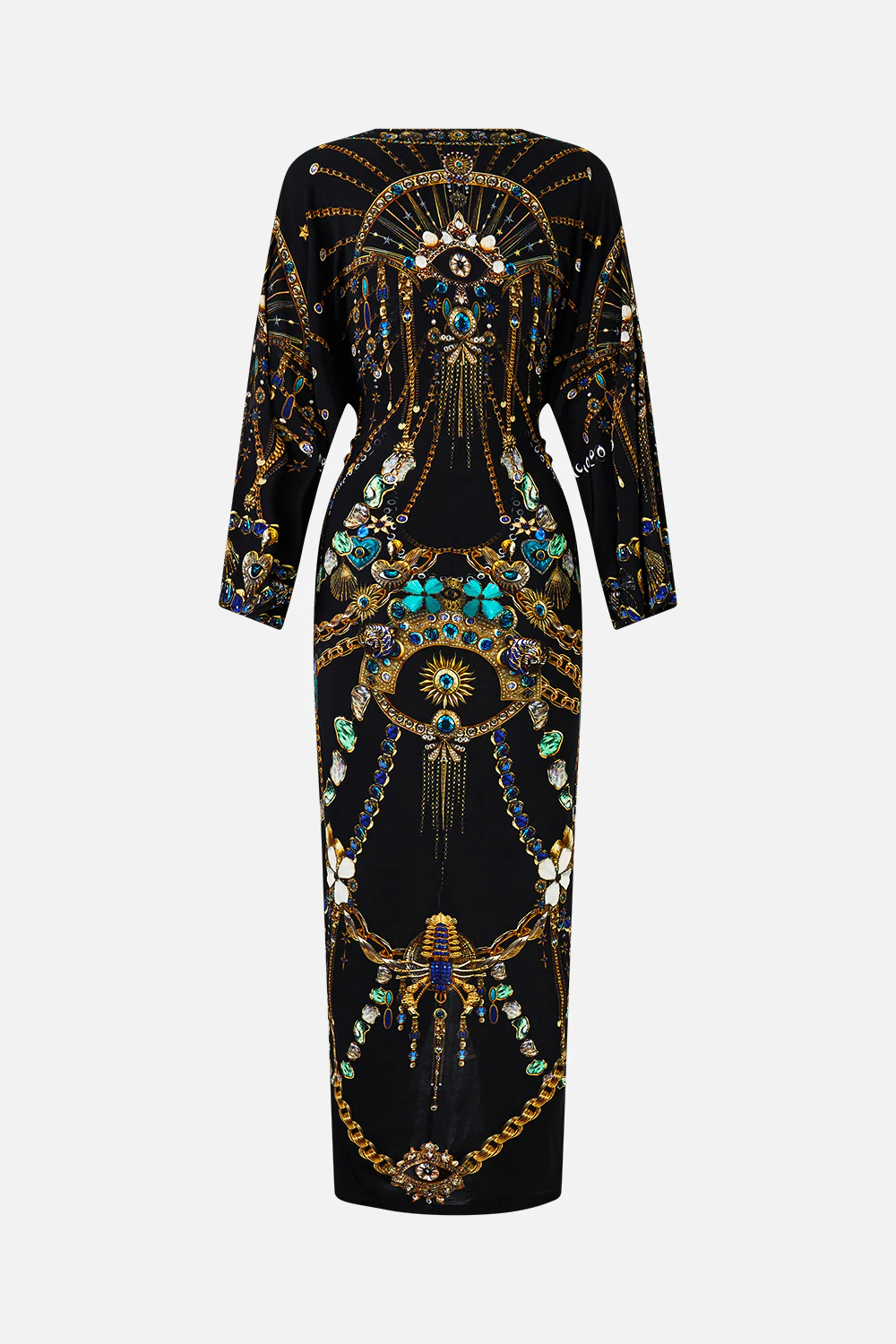 LONG SPLIT FRONT TWIST DRESS AMULETS AND ALCHEMY - Image 7