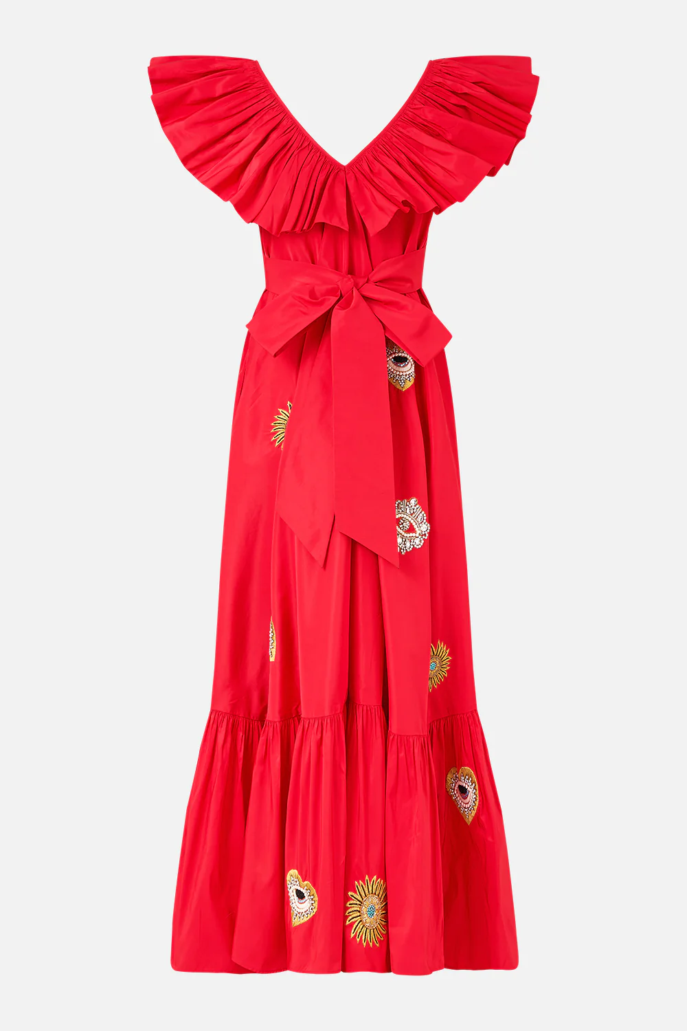 FRILL NECK DRESS WITH HARDWARE NAZAR NIRVANA - Image 7