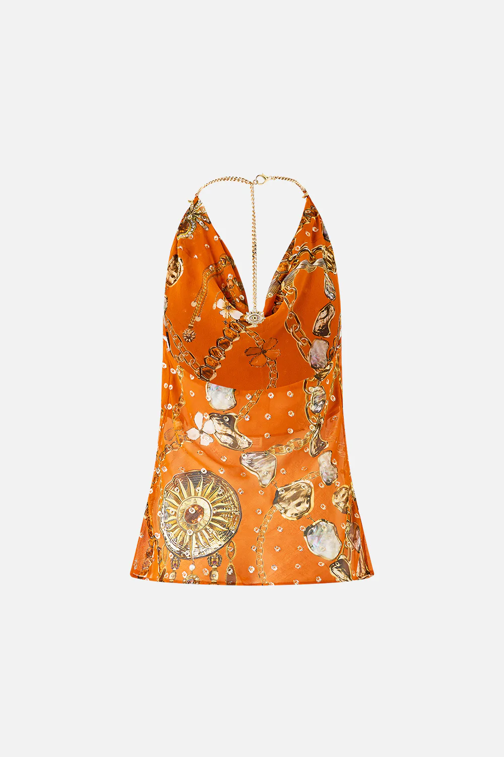 DRAPED TOP WITH HARDWARE TALISMANS OF TURKIYE - Image 6