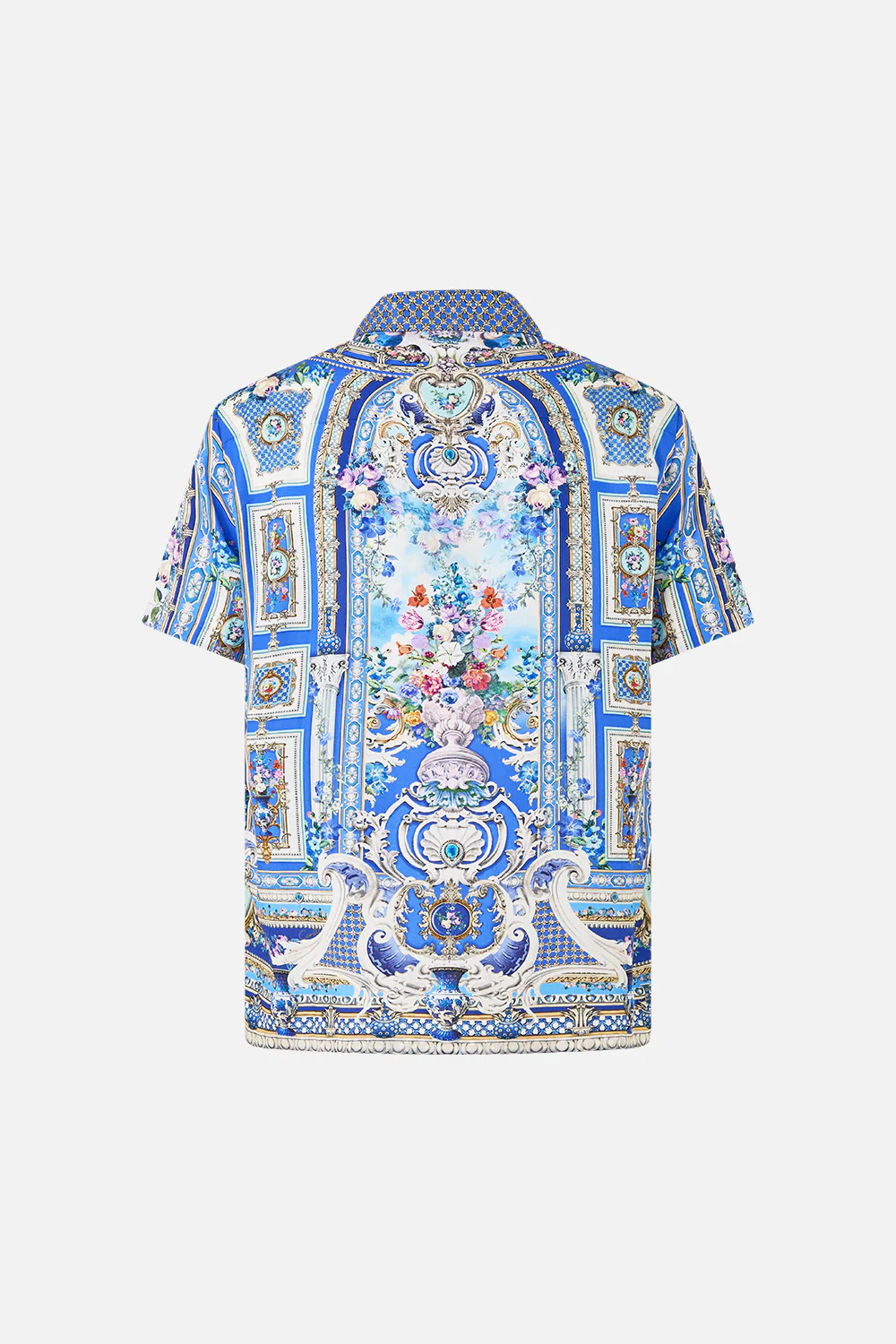 SHORT SLEEVE CAMP COLLARED SHIRT OTTOMAN OPULENCE - Image 6