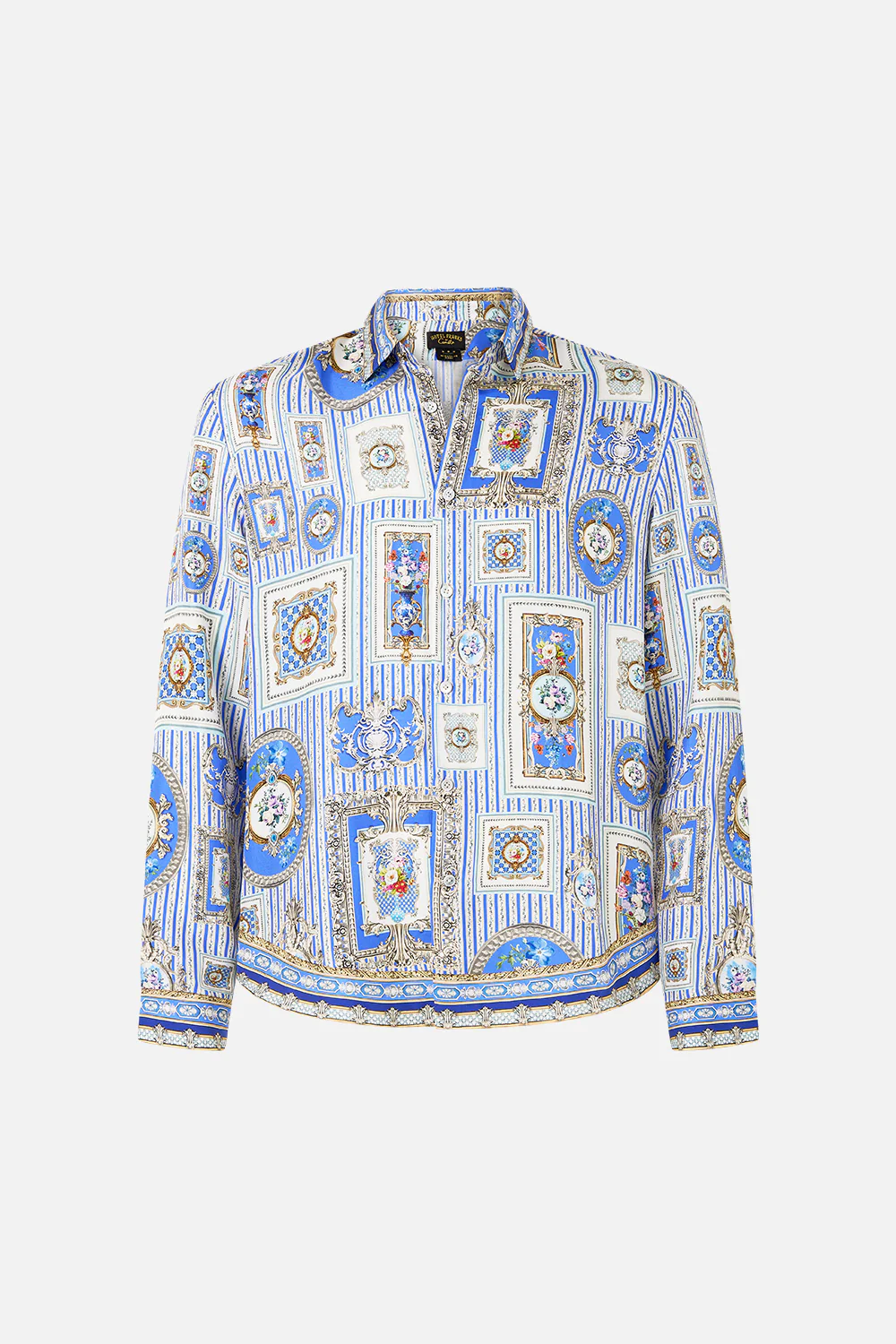 LONG SLEEVE COLLARED SHIRT OTTOMAN OPULENCE - Image 3