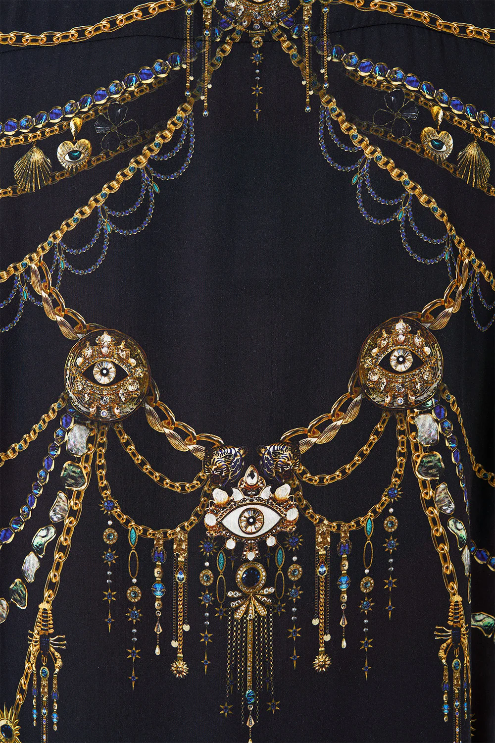 SHORT SLEEVE CAMP COLLARED SHIRT AMULETS AND ALCHEMY - Image 7
