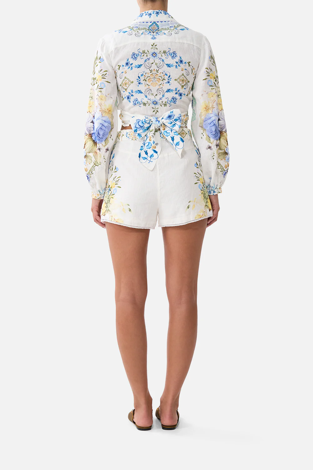 CROPPED WRAP SHIRT MY HOMESPUN HEART - Image 2