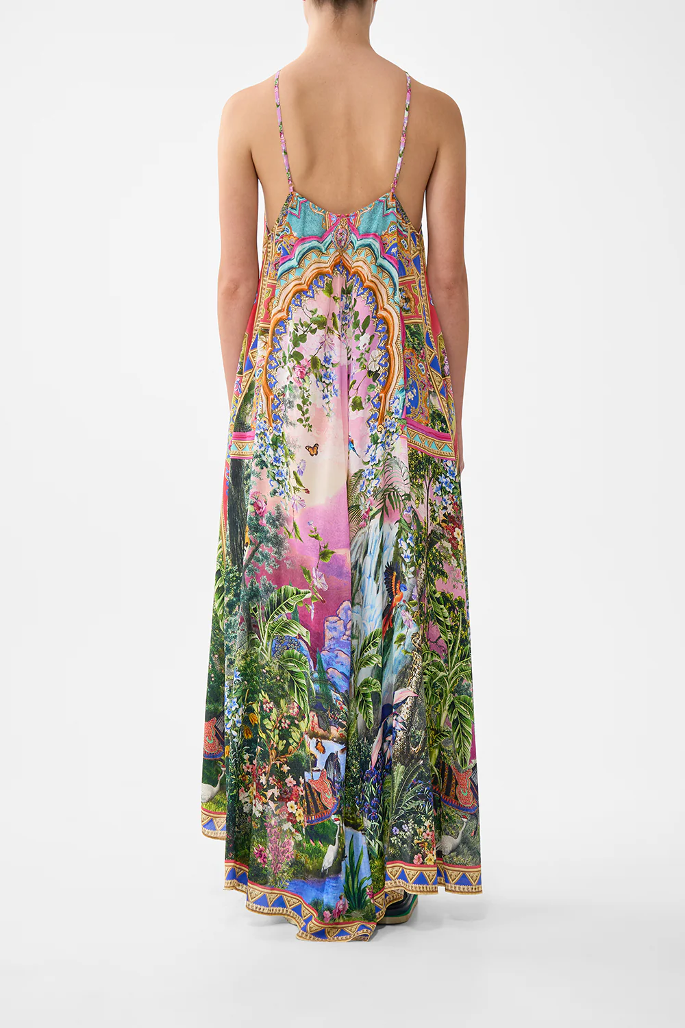 GATHER NECK HARDWARE MAXI DRESS TURKISH DELIGHT - Image 2