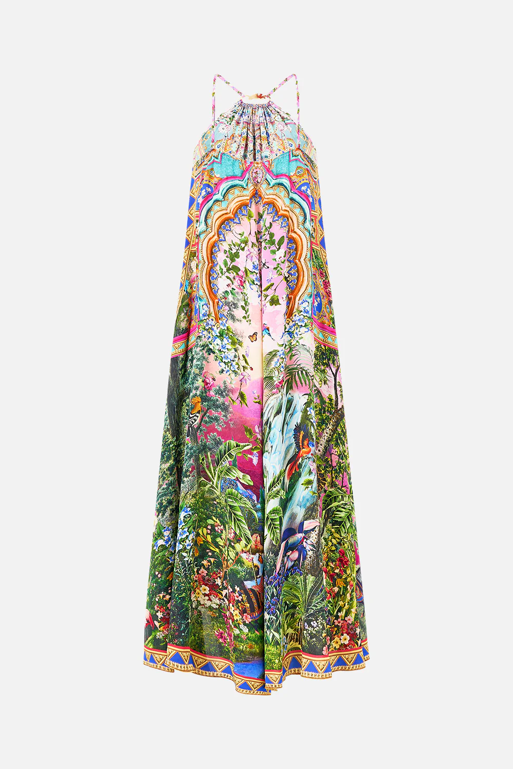 GATHER NECK HARDWARE MAXI DRESS TURKISH DELIGHT - Image 7