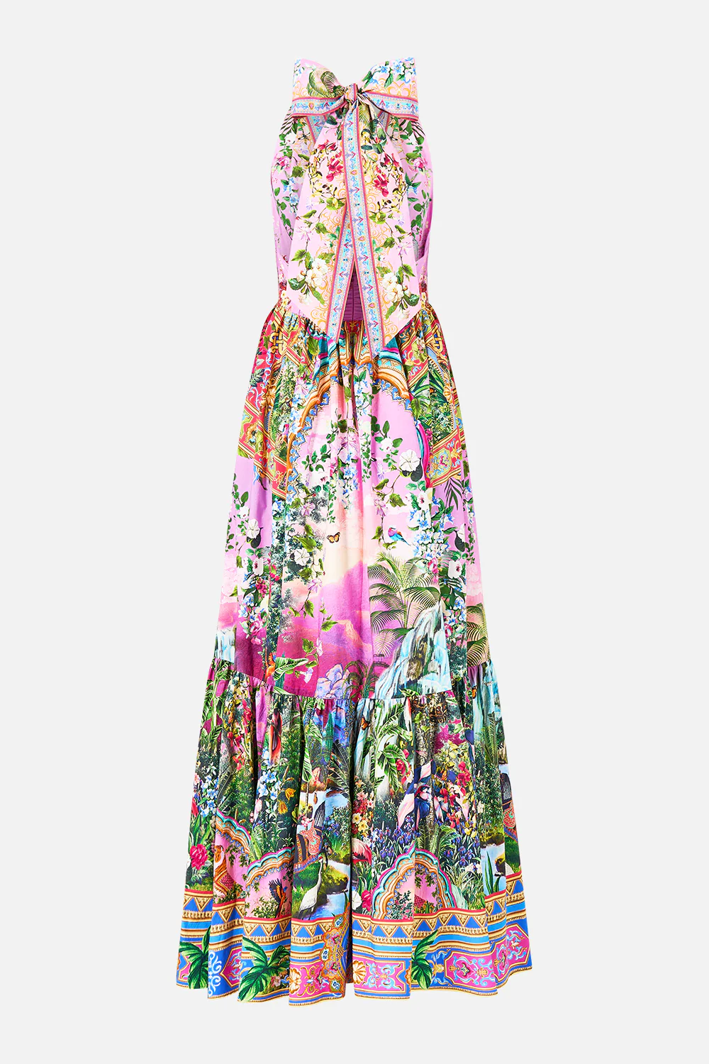 RUFFLE HEM HALTER DRESS TURKISH DELIGHT - Image 7