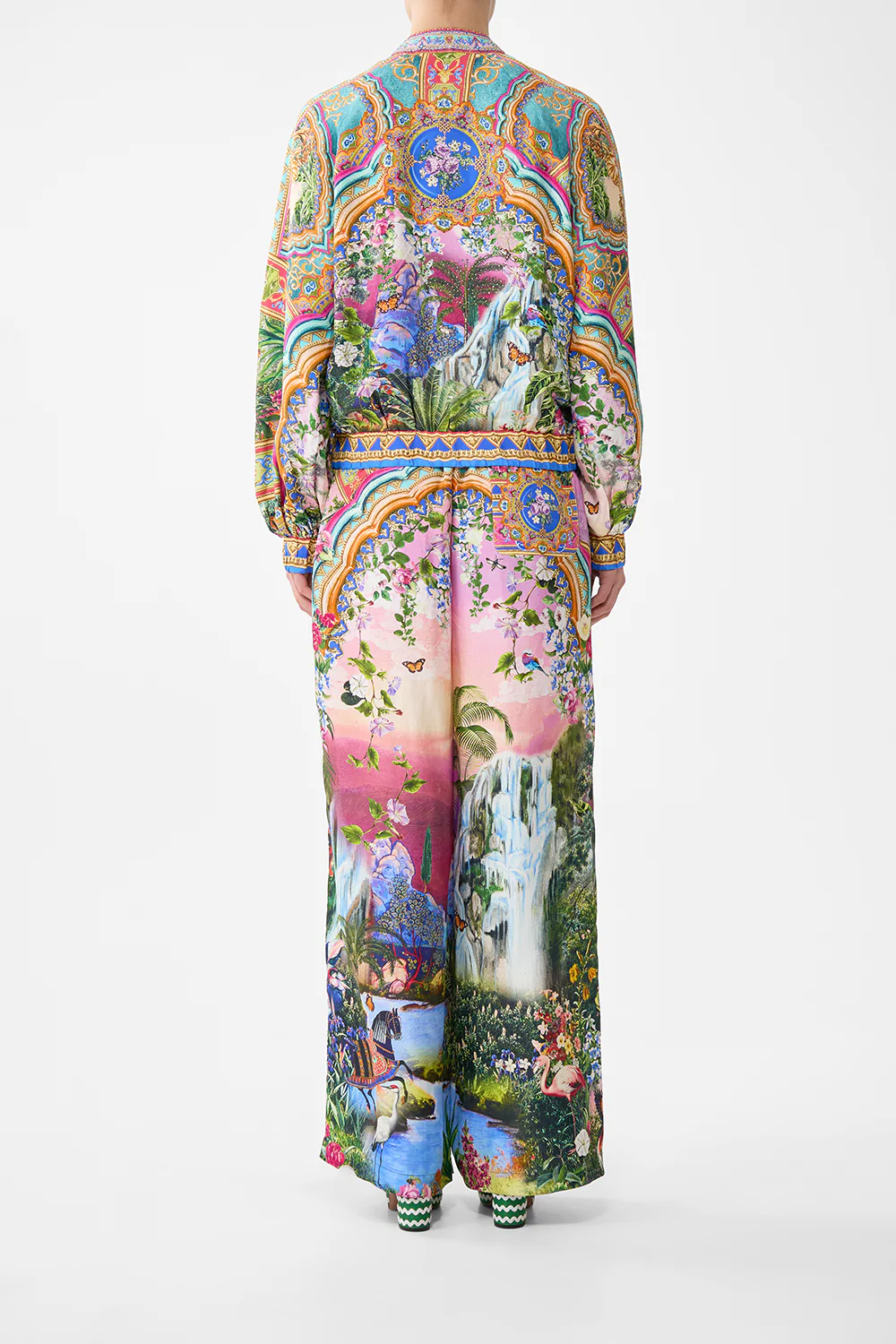 BOMBER JACKET WITH SHIRRED CUFF TURKISH DELIGHT - Image 2