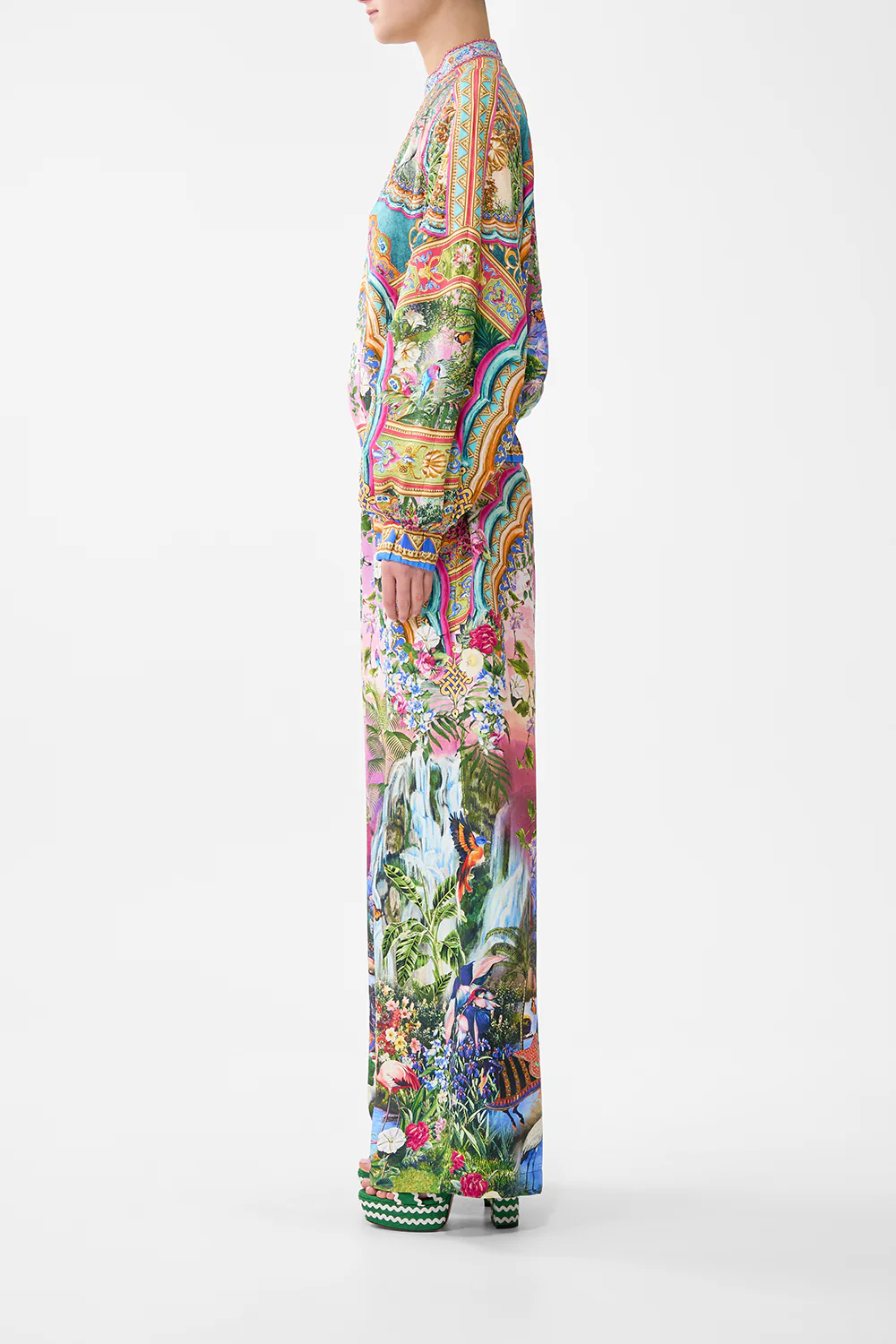 BOMBER JACKET WITH SHIRRED CUFF TURKISH DELIGHT - Image 4