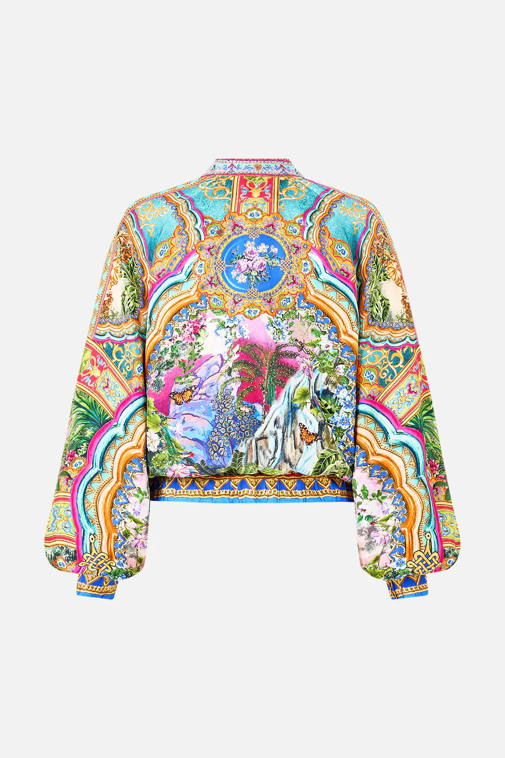 BOMBER JACKET WITH SHIRRED CUFF TURKISH DELIGHT - Image 6