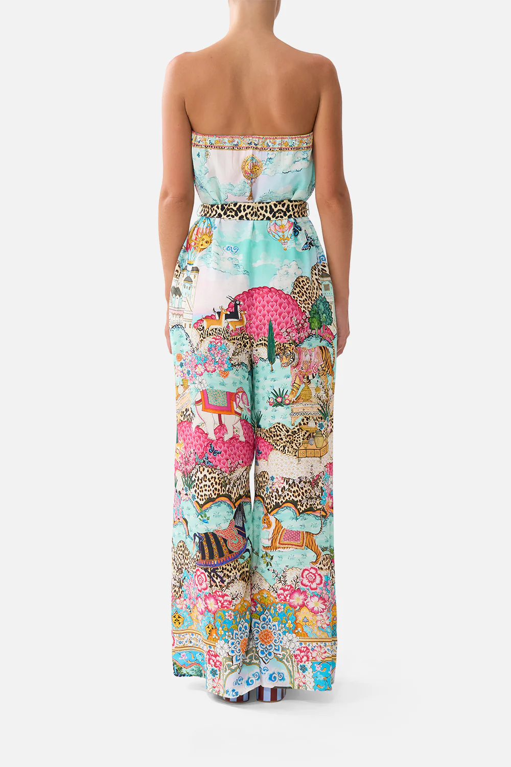 TIE WAIST STRAPLESS JUMPSUIT MINIATURE MOMENTS - Image 2