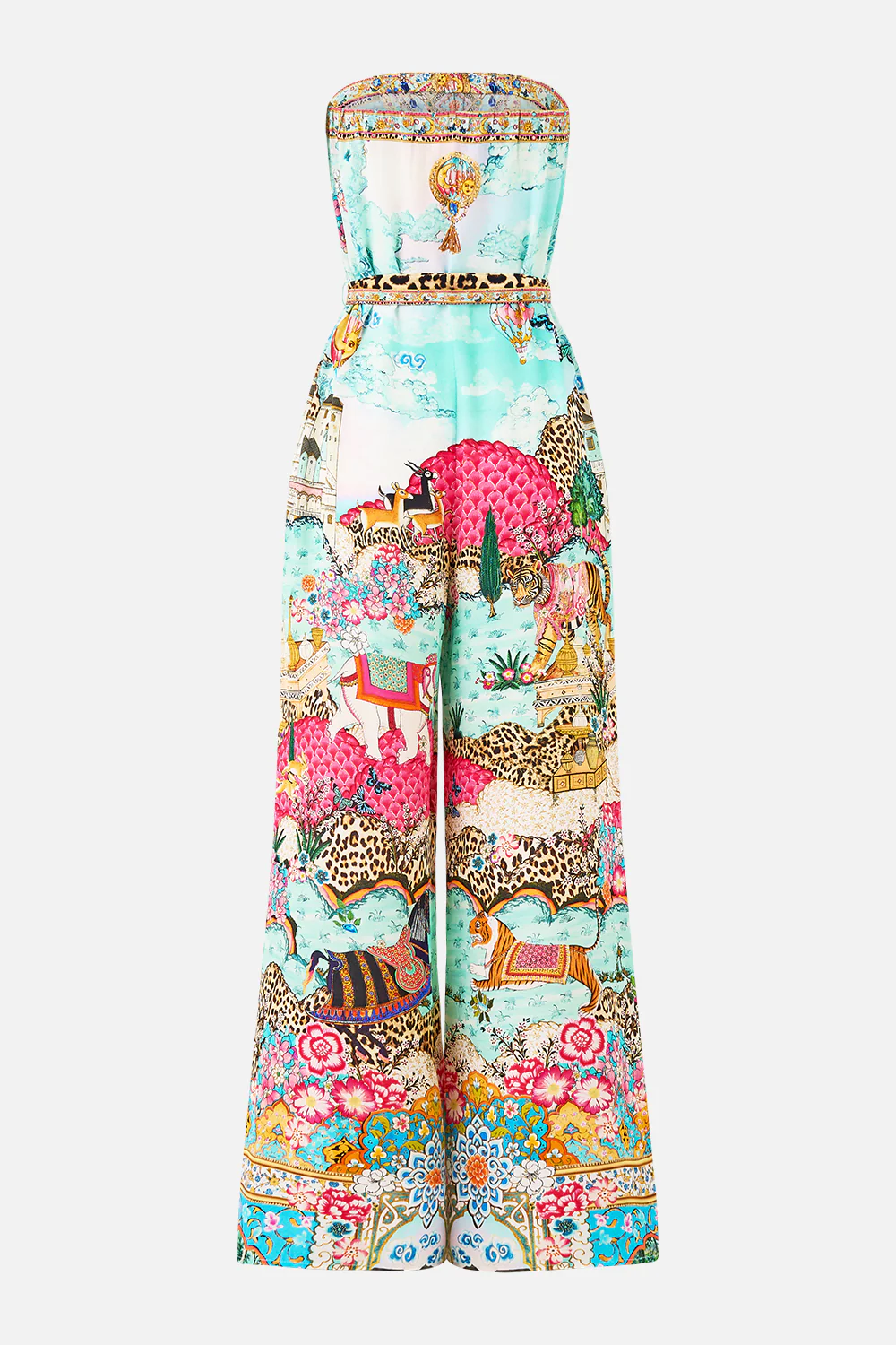 TIE WAIST STRAPLESS JUMPSUIT MINIATURE MOMENTS - Image 6