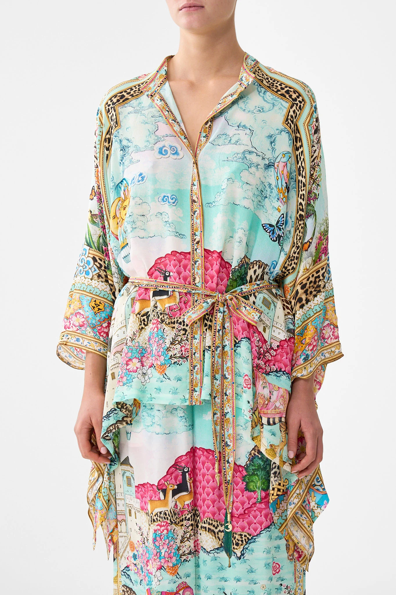 BUTTON THROUGH SCARF BLOUSE MINIATURE MOMENTS - Image 5