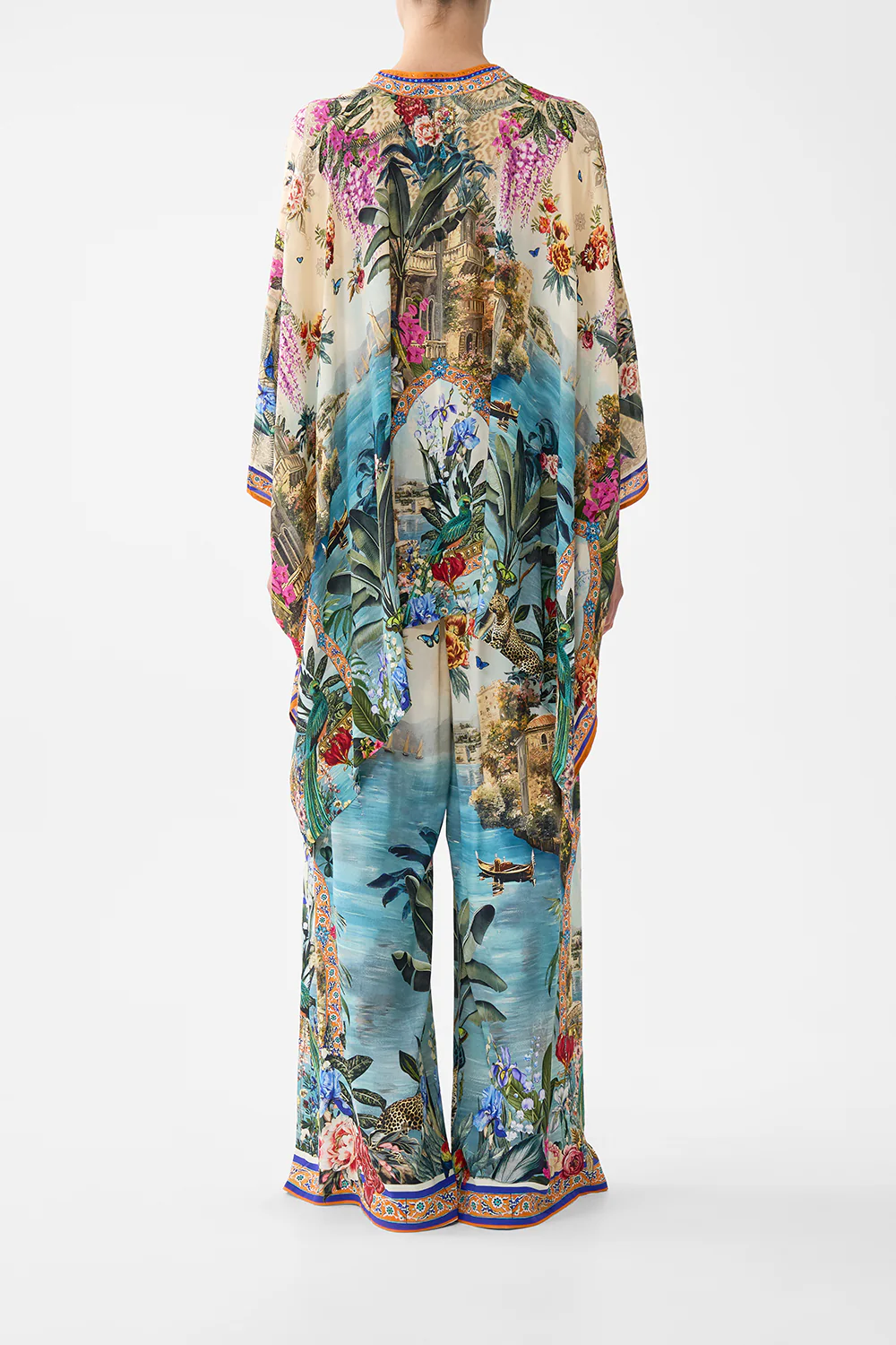 TUCK FRONT PANT BODRUM BOTANICALS - Image 2