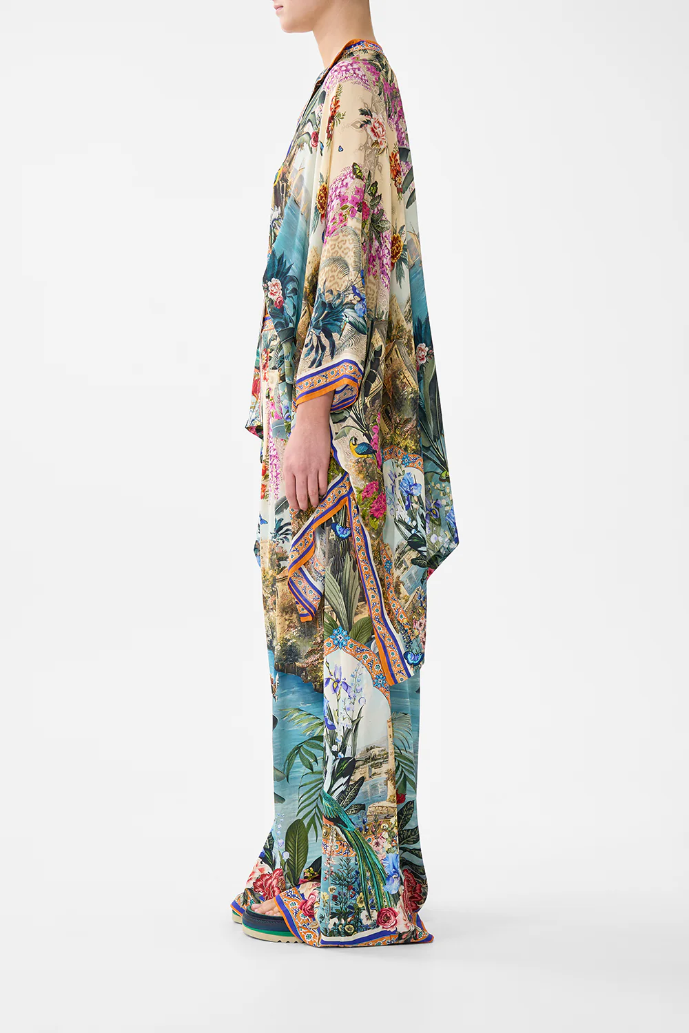 TUCK FRONT PANT BODRUM BOTANICALS - Image 4