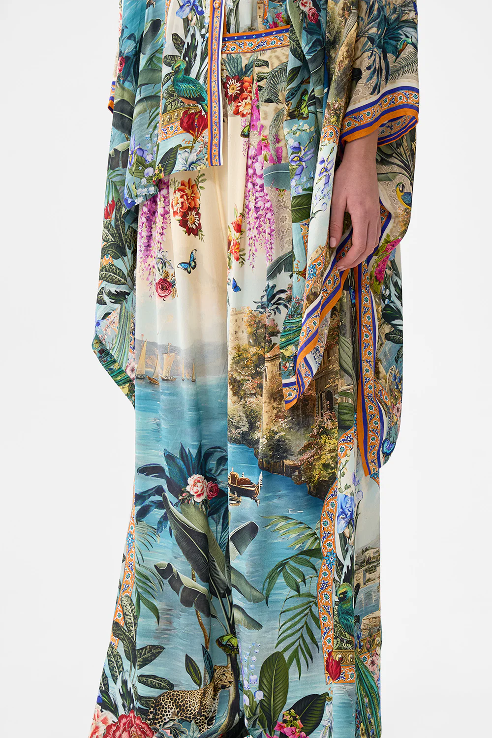 TUCK FRONT PANT BODRUM BOTANICALS - Image 5