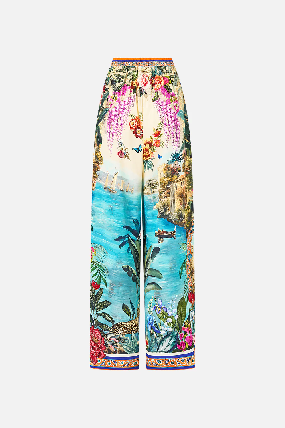 TUCK FRONT PANT BODRUM BOTANICALS - Image 6