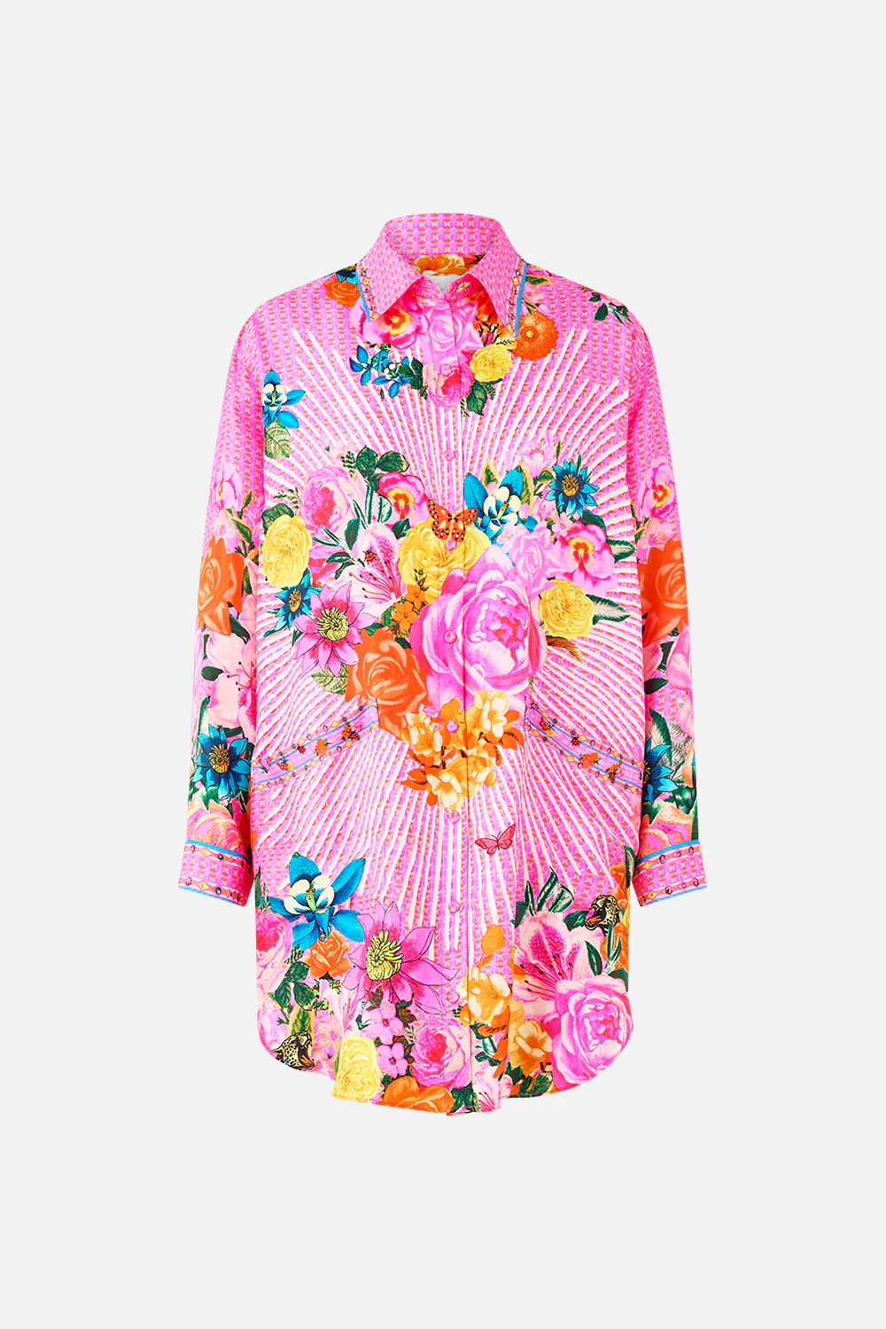 SHIRT TUNIC WITH POCKETS ILLUSTRATION NATION - Image 3