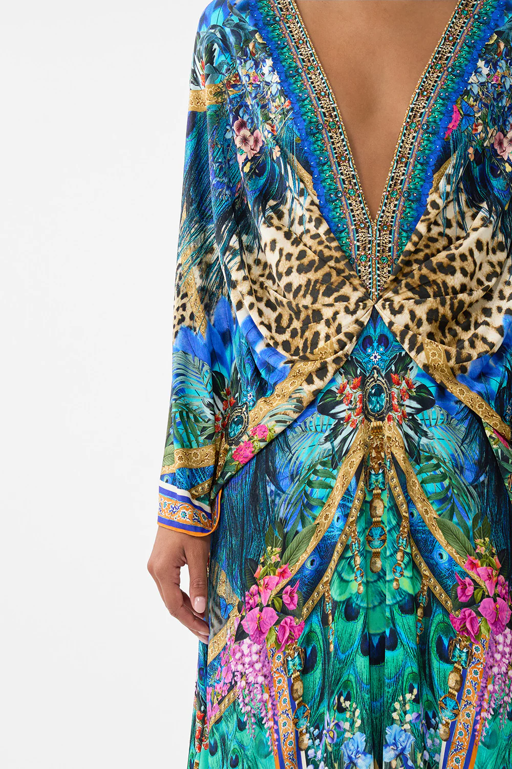 TUCK FRONT JERSEY DRESS ANIMAL ALCHEMY - Image 6