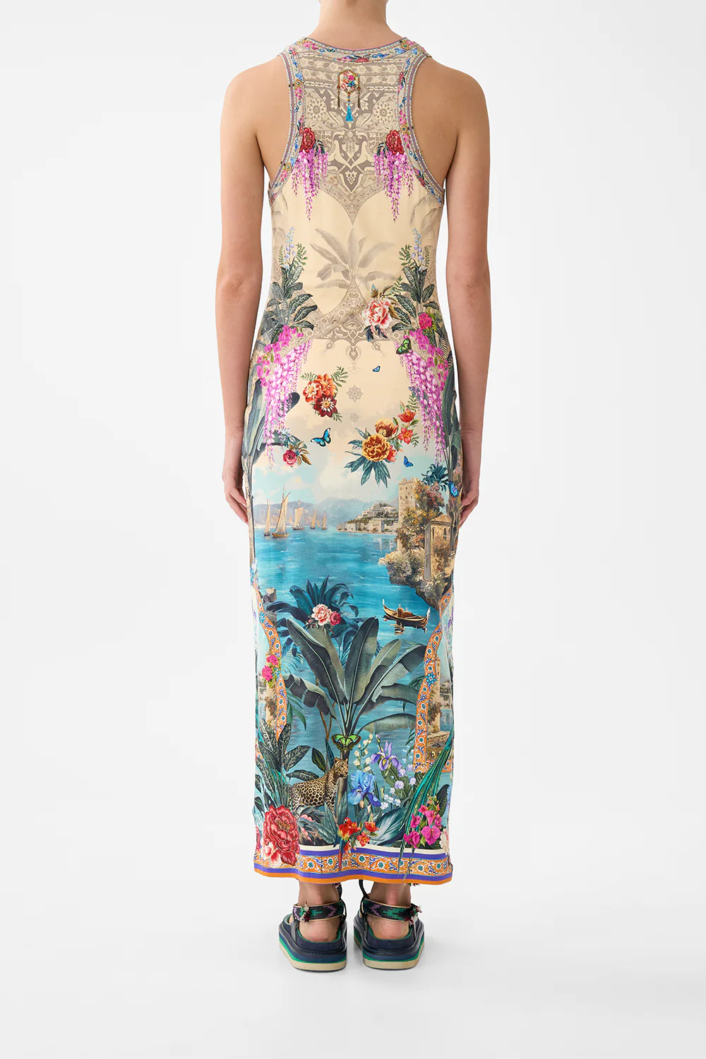 JERSEY TANK DRESS BODRUM BOTANICALS - Image 2