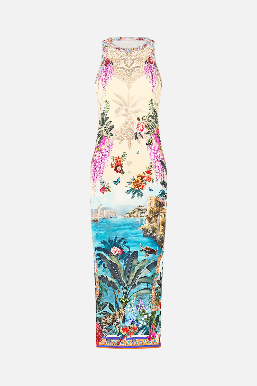 JERSEY TANK DRESS BODRUM BOTANICALS - Image 3