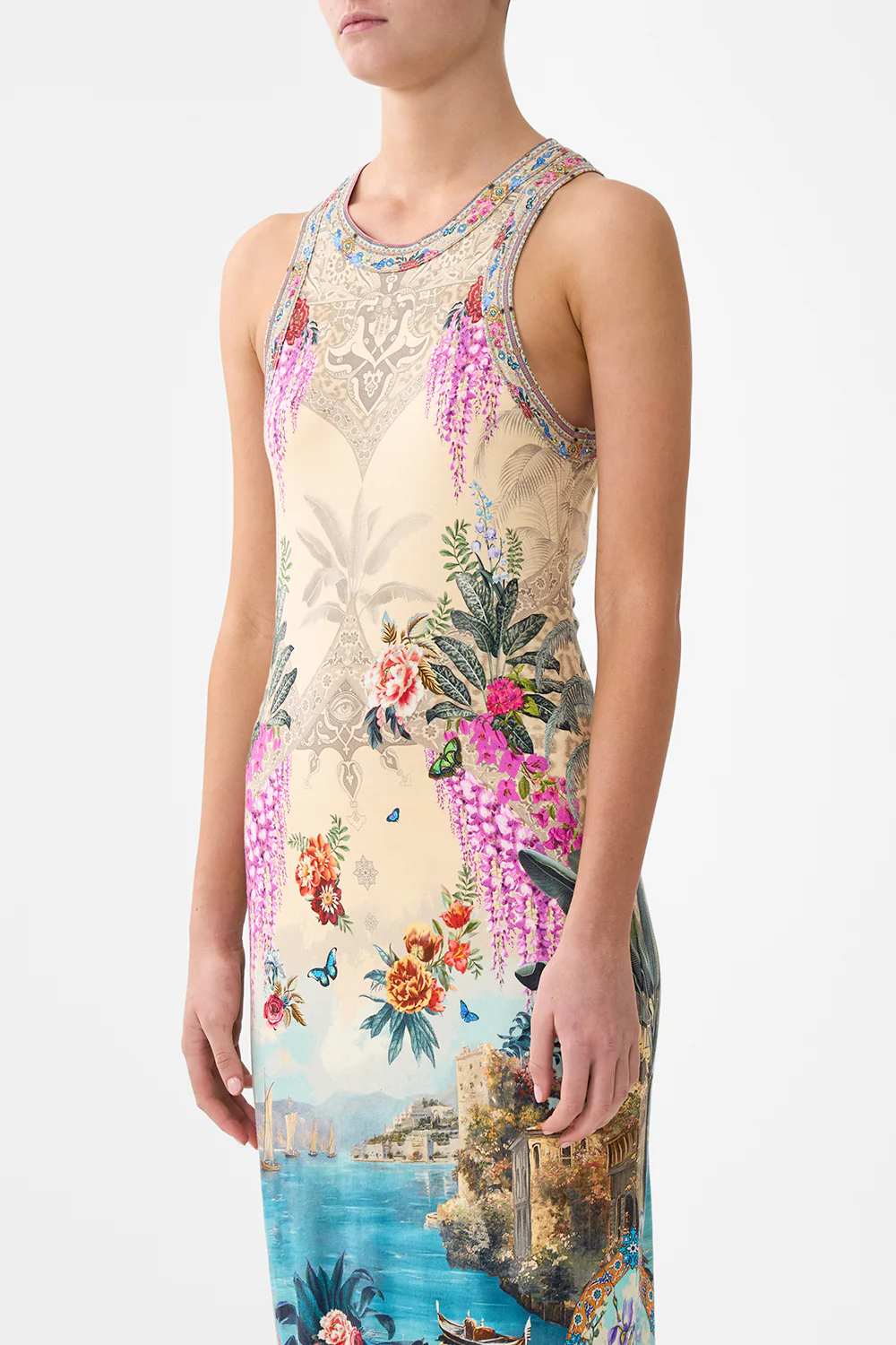 JERSEY TANK DRESS BODRUM BOTANICALS - Image 5