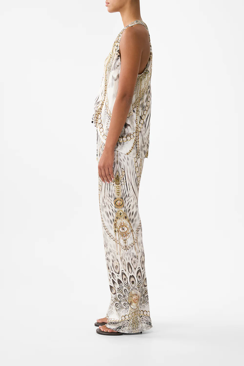BIAS CUT DRAWSTRING PANT LADY LIONHEART - Image 4