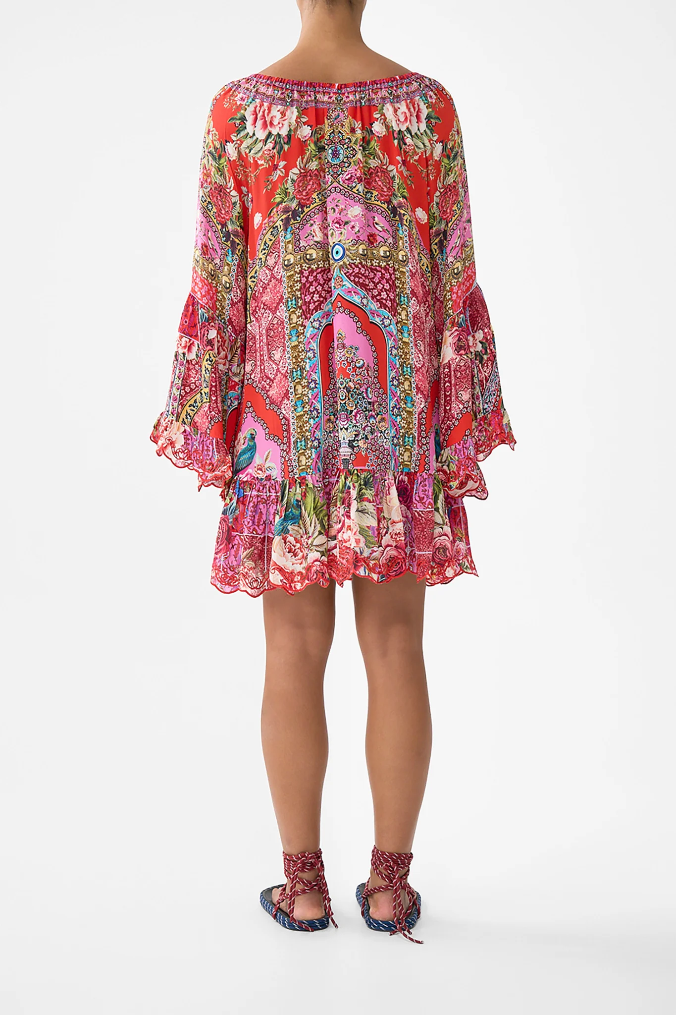 A-LINE FRILL DRESS HEIRLOOM EMPIRE - Image 2
