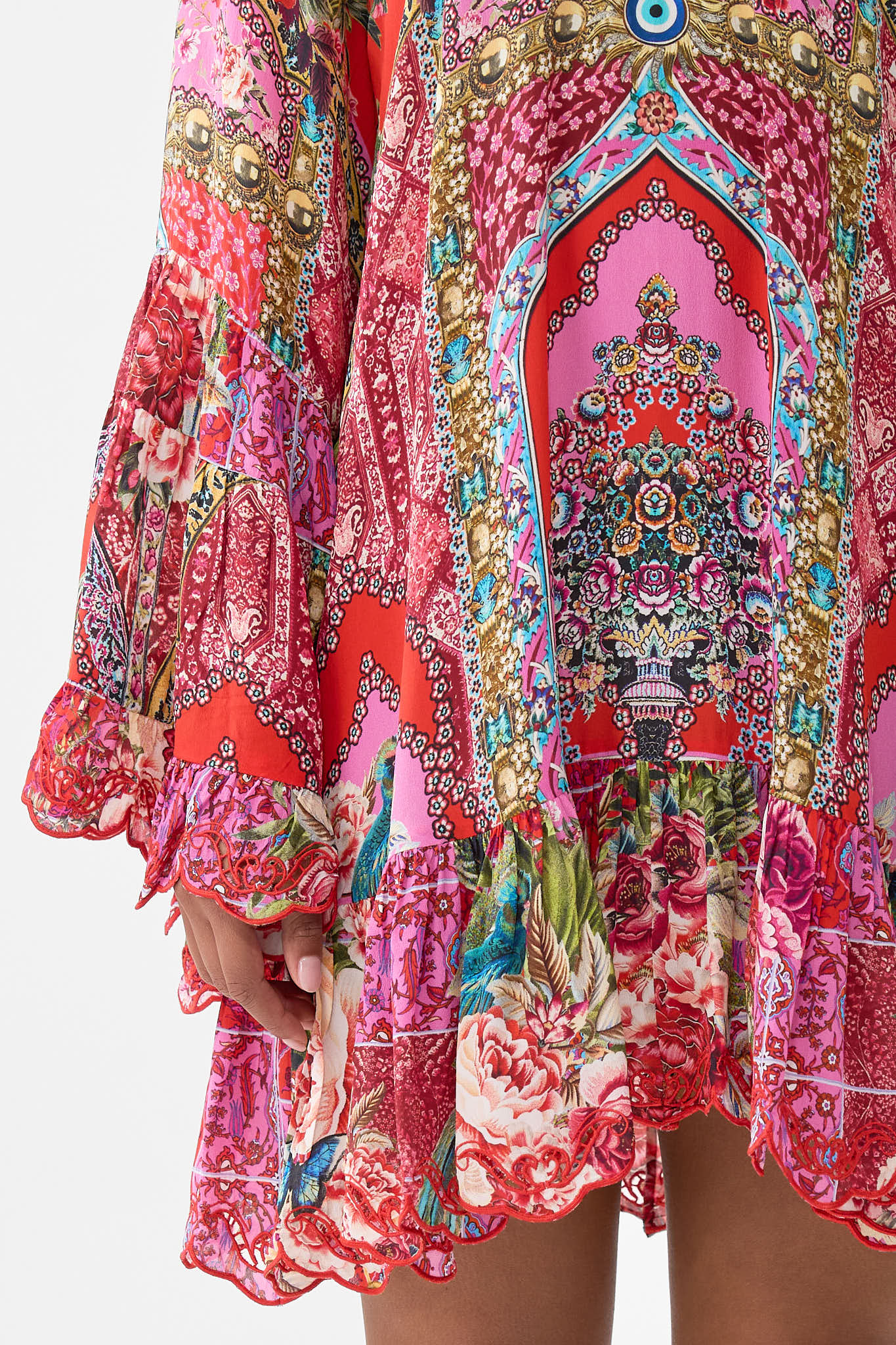 A-LINE FRILL DRESS HEIRLOOM EMPIRE - Image 6