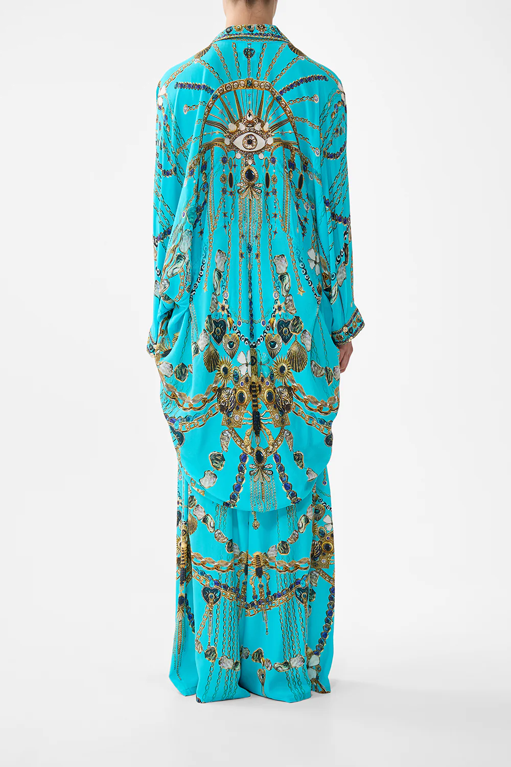 TUCK FRONT PANT TOTEMS AND TREASURES - Image 2