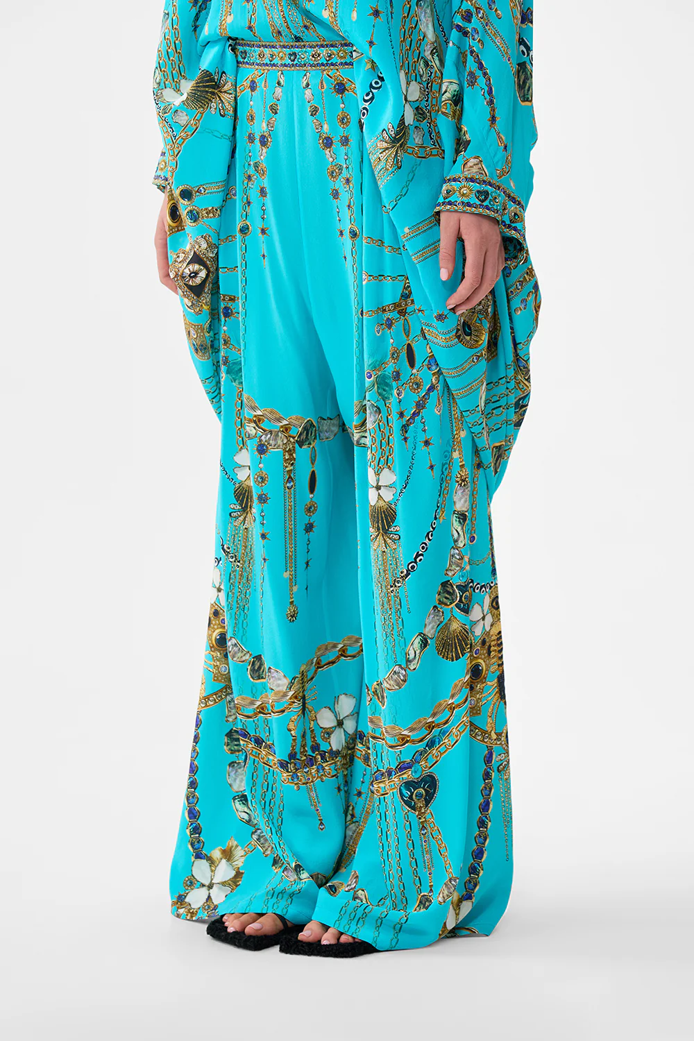 TUCK FRONT PANT TOTEMS AND TREASURES - Image 5