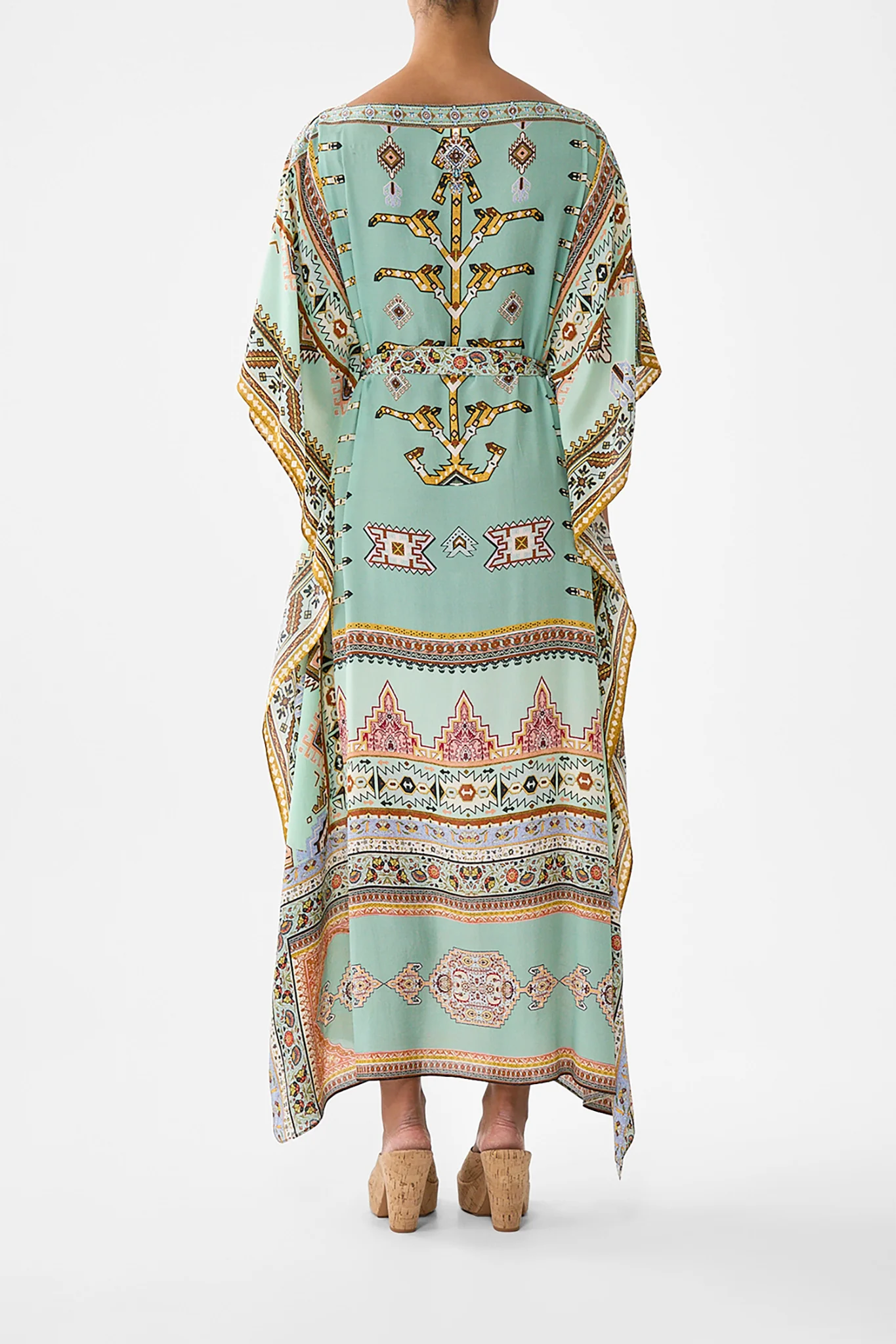 SCARF KAFTAN WITH TIE WAIST LEGEND HAS IT - Image 2