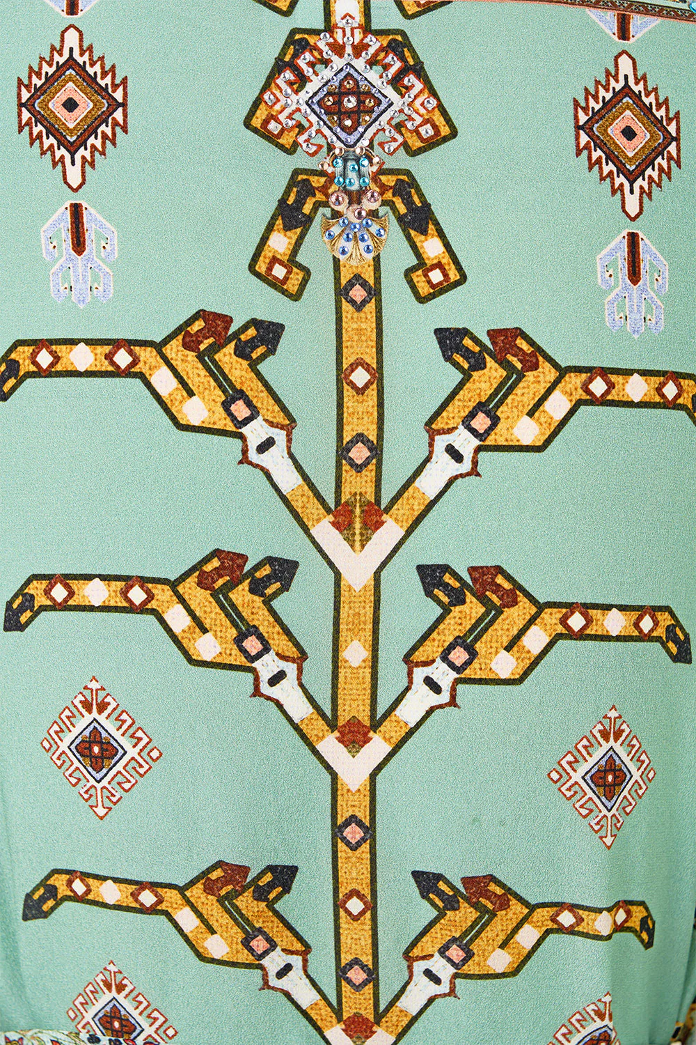 SCARF KAFTAN WITH TIE WAIST LEGEND HAS IT - Image 8